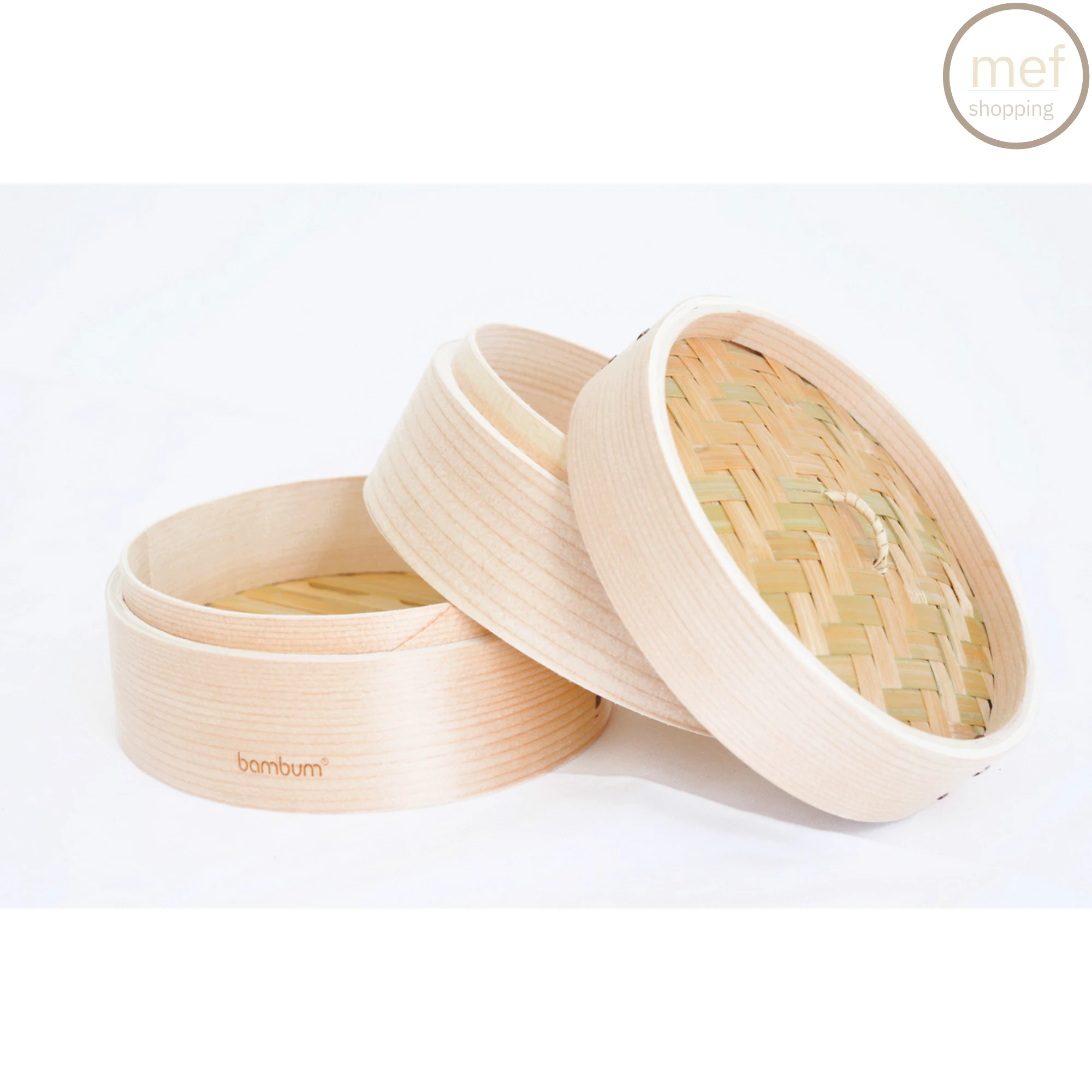 Bambu İki Katlı Buharla Pişirici