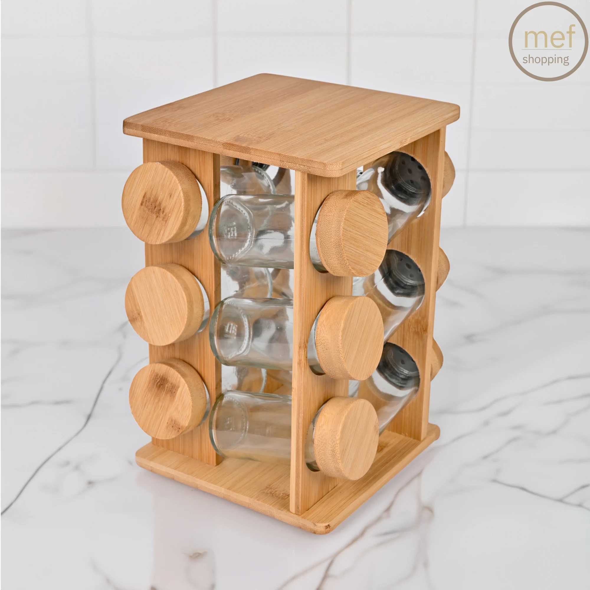 Bambu Baharatlık Seti 12 ' li